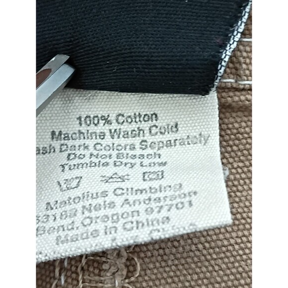 Metolius Men's Climbing Shorts Waist 35 Khaki Hike Fish Outdoor Cargo Bermuda - Picture 10 of 16